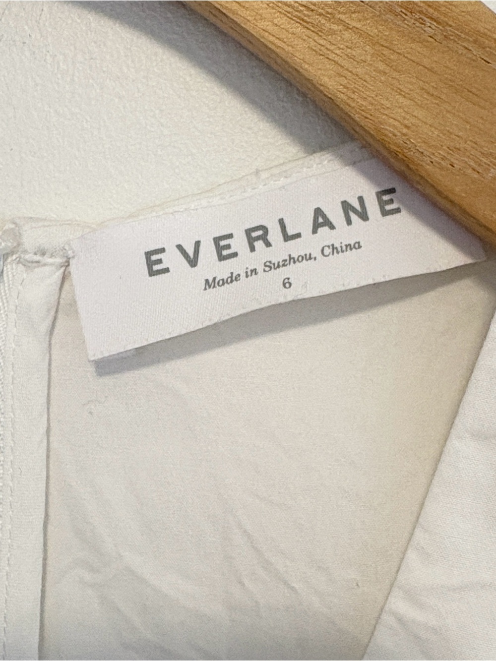 Everlane Cotton Poplin Sleeveless V-
Neck Flare Dress , sz : 6 - Picture 4 of 9